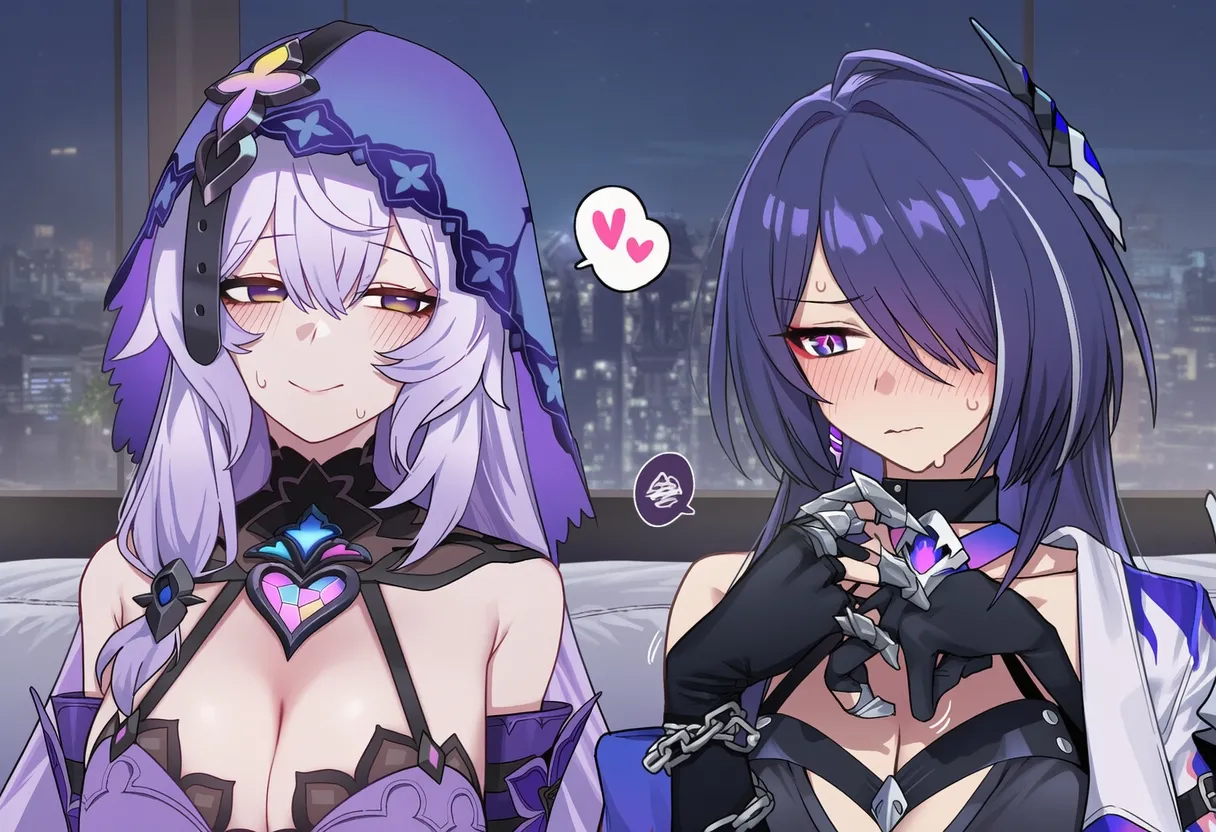 Patreon yourojisan Acheron x Black Swan Futa - Image 3