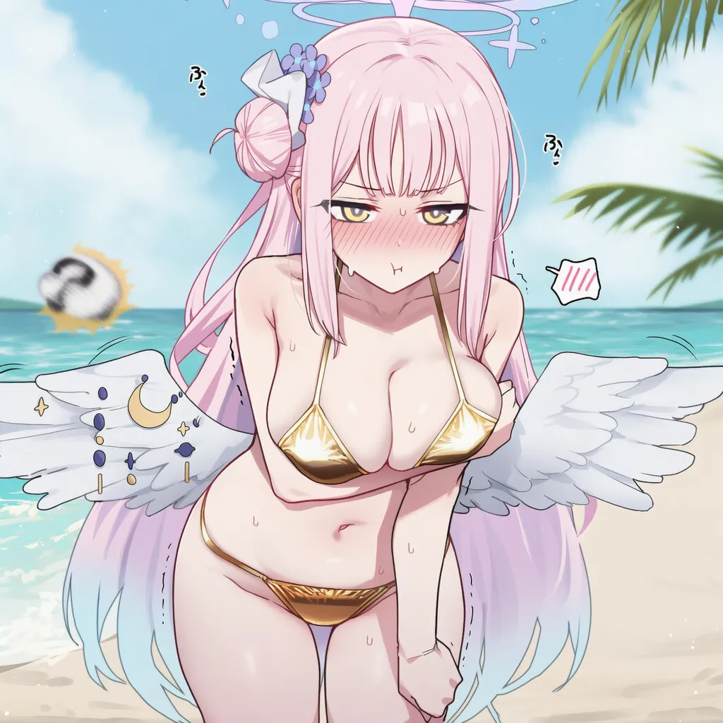 patreonKKOI Mika golden bikiniAI - Image 2