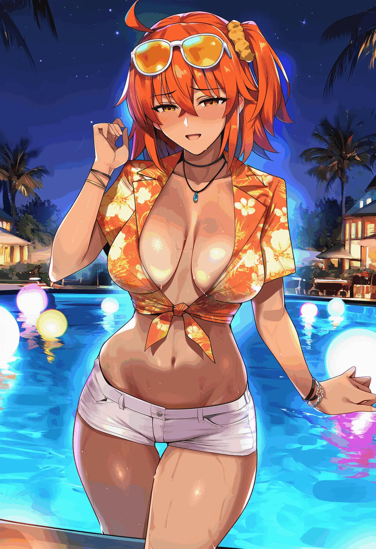 PatreonYeeting fujimaru ritsuka femaletropical summerfateAI - Image 104