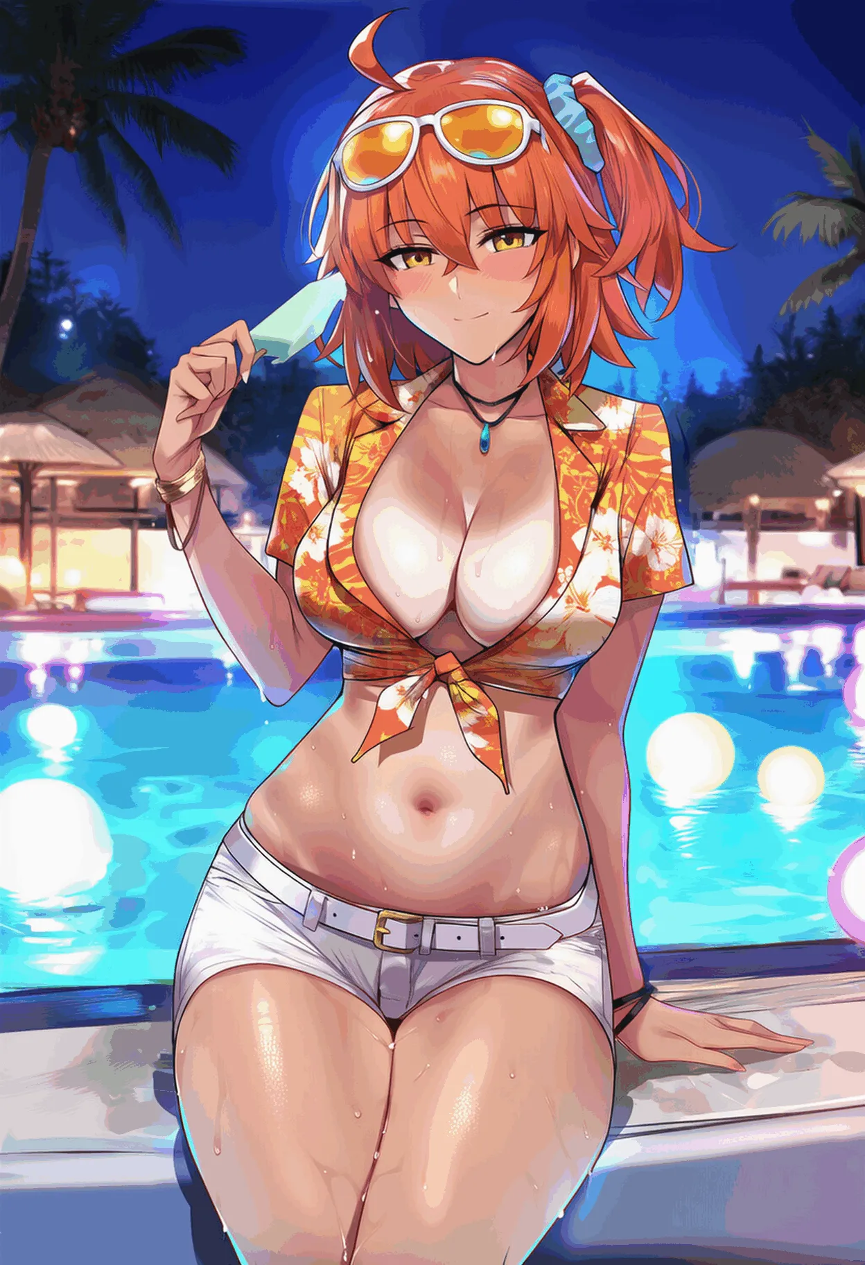 PatreonYeeting fujimaru ritsuka femaletropical summerfateAI - Image 105