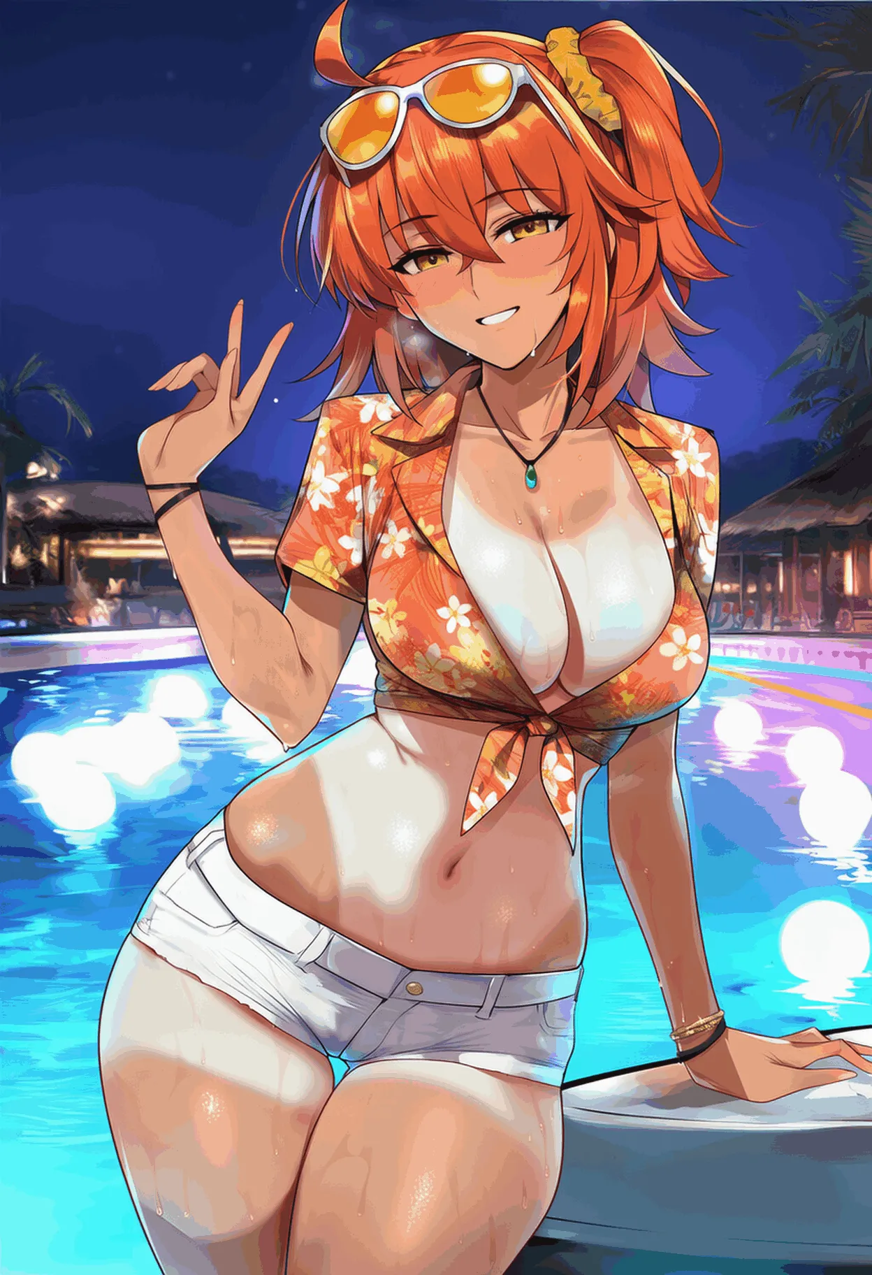 PatreonYeeting fujimaru ritsuka femaletropical summerfateAI - Image 108