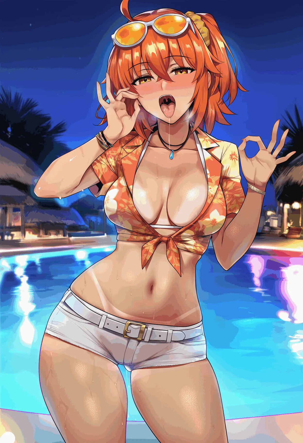 PatreonYeeting fujimaru ritsuka femaletropical summerfateAI - Image 109