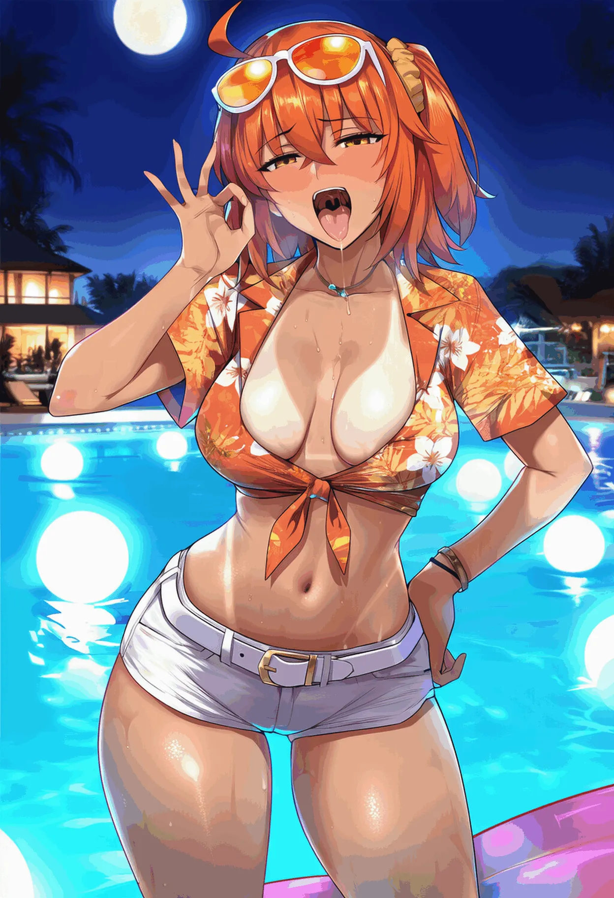 PatreonYeeting fujimaru ritsuka femaletropical summerfateAI - Image 110