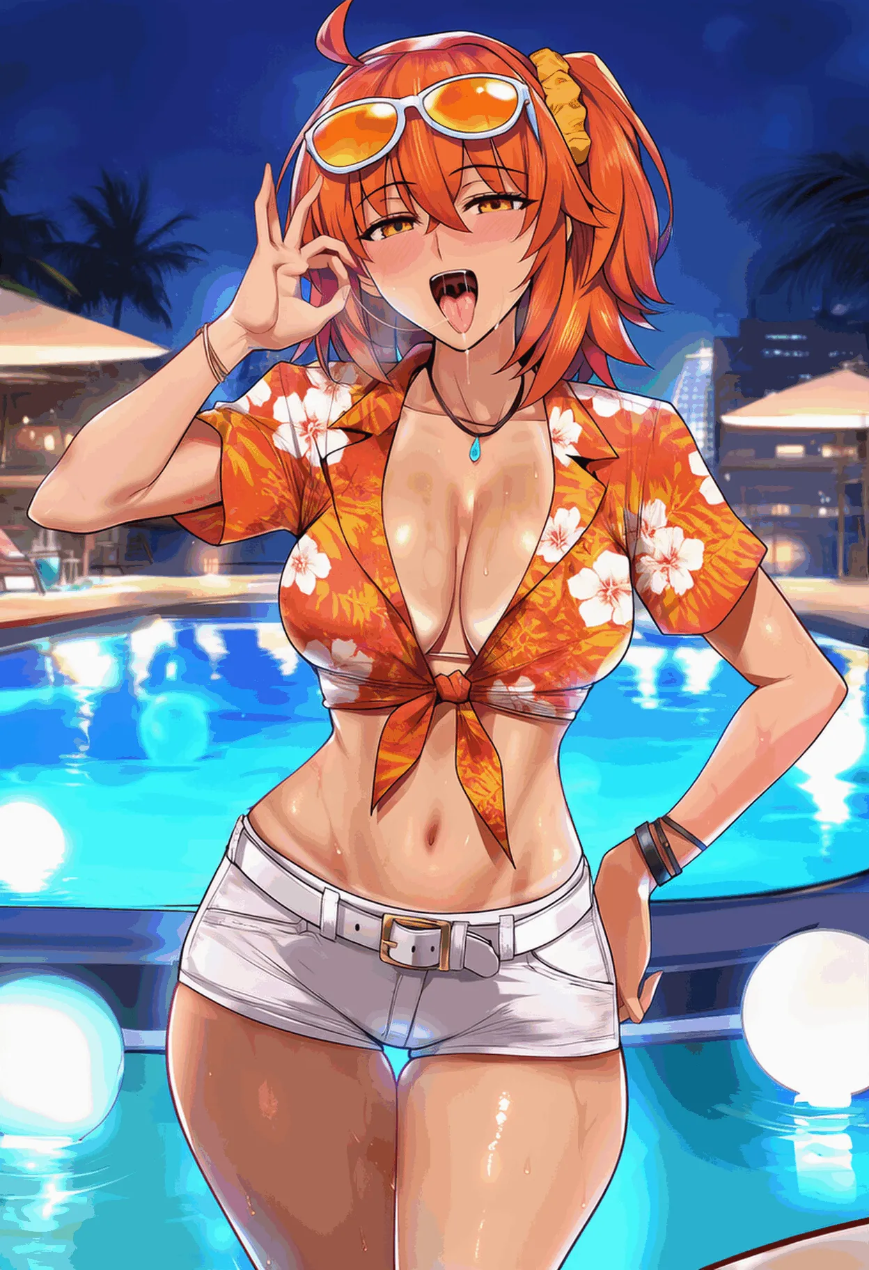PatreonYeeting fujimaru ritsuka femaletropical summerfateAI - Image 111
