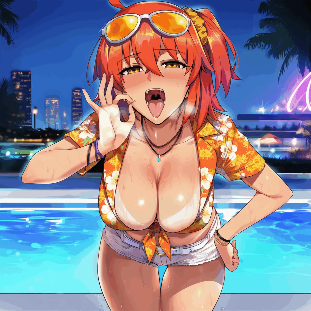PatreonYeeting fujimaru ritsuka femaletropical summerfateAI - Image 117