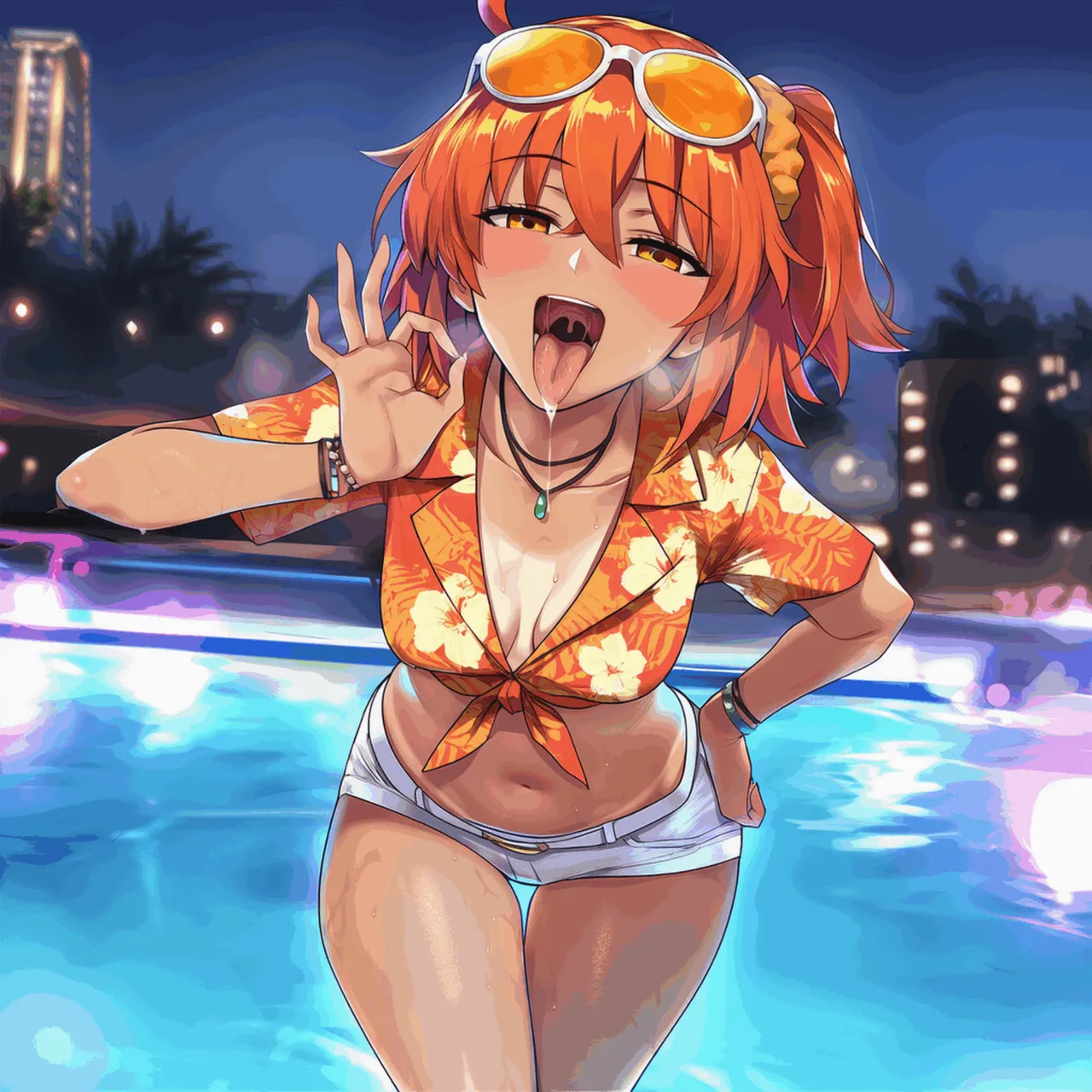 PatreonYeeting fujimaru ritsuka femaletropical summerfateAI - Image 119