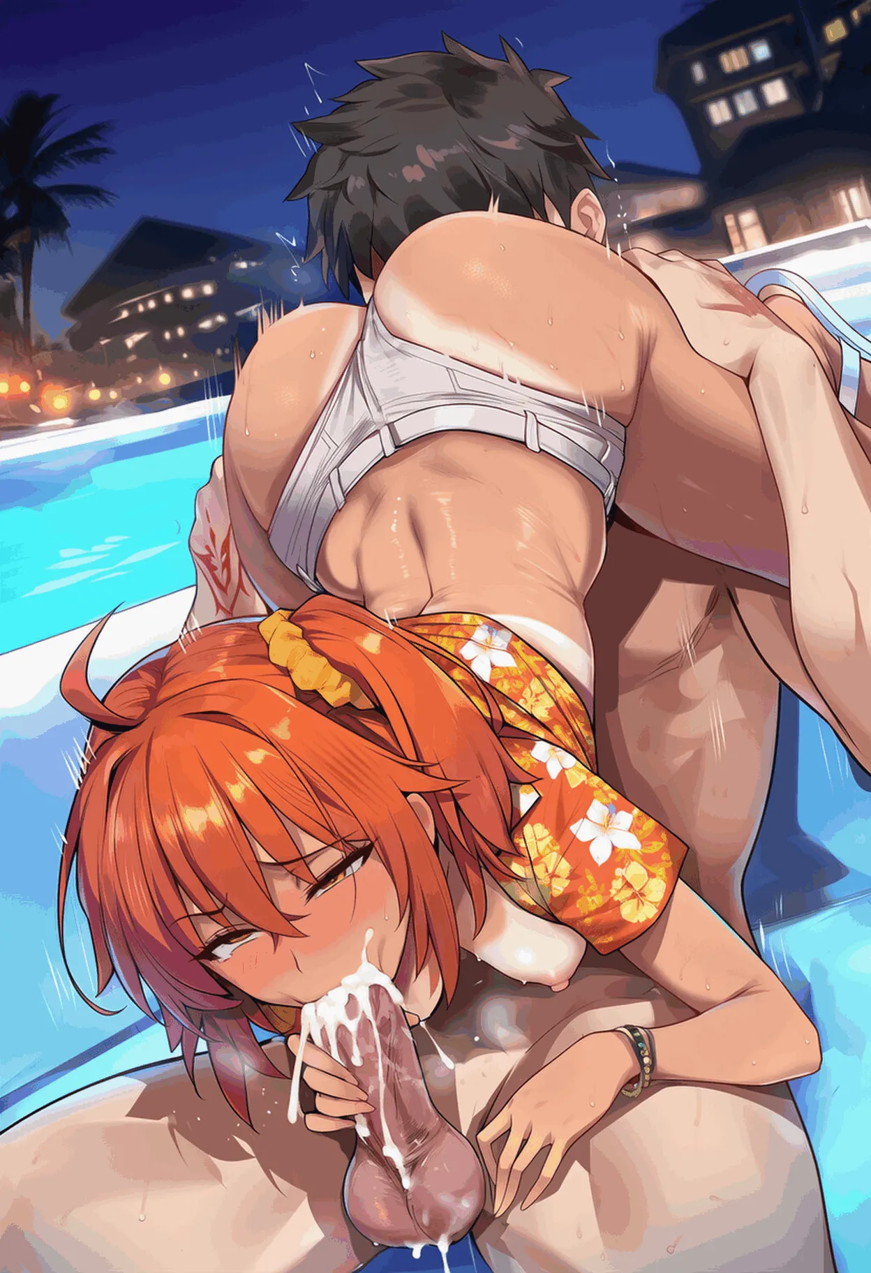 PatreonYeeting fujimaru ritsuka femaletropical summerfateAI - Image 288
