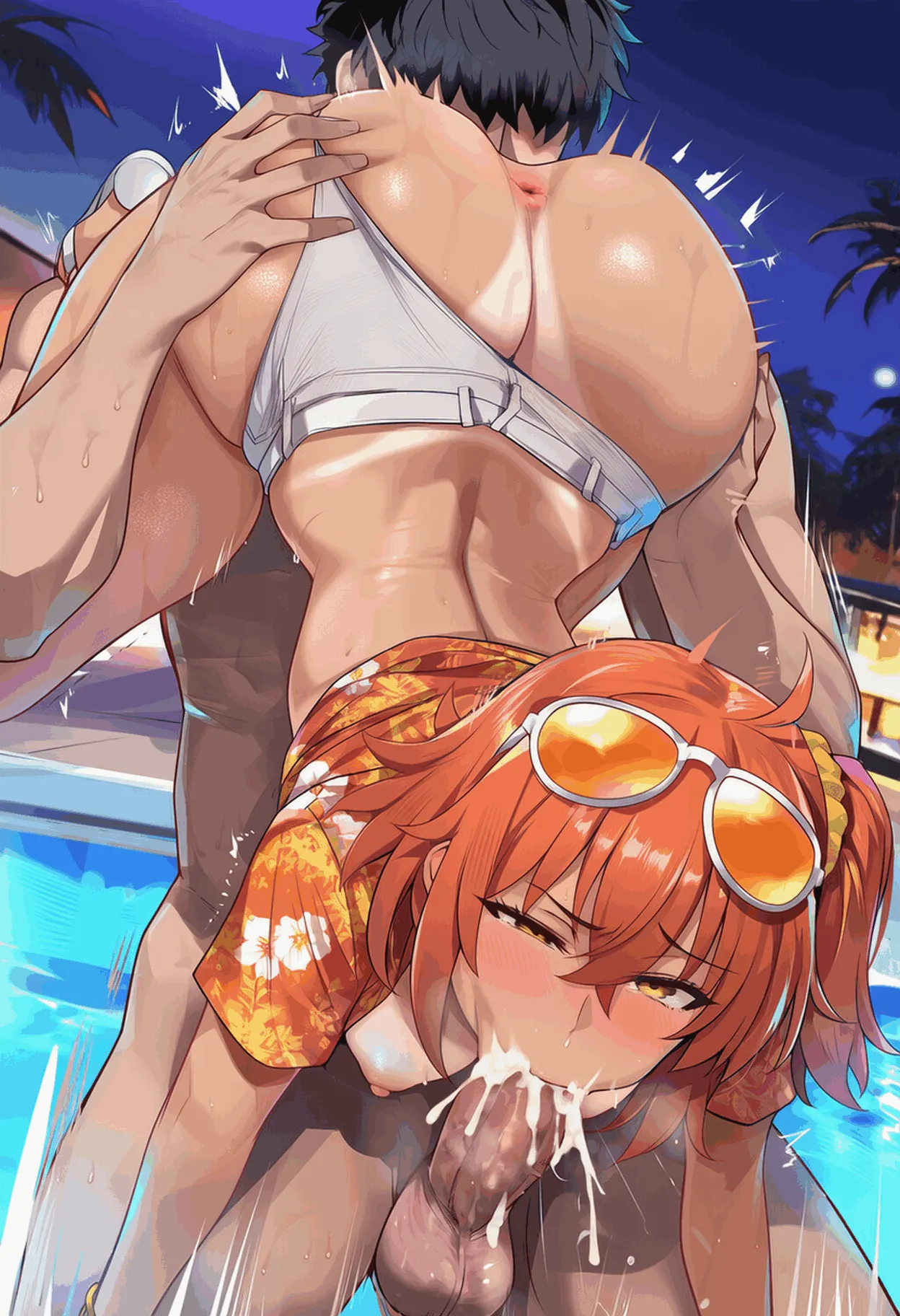 PatreonYeeting fujimaru ritsuka femaletropical summerfateAI - Image 305
