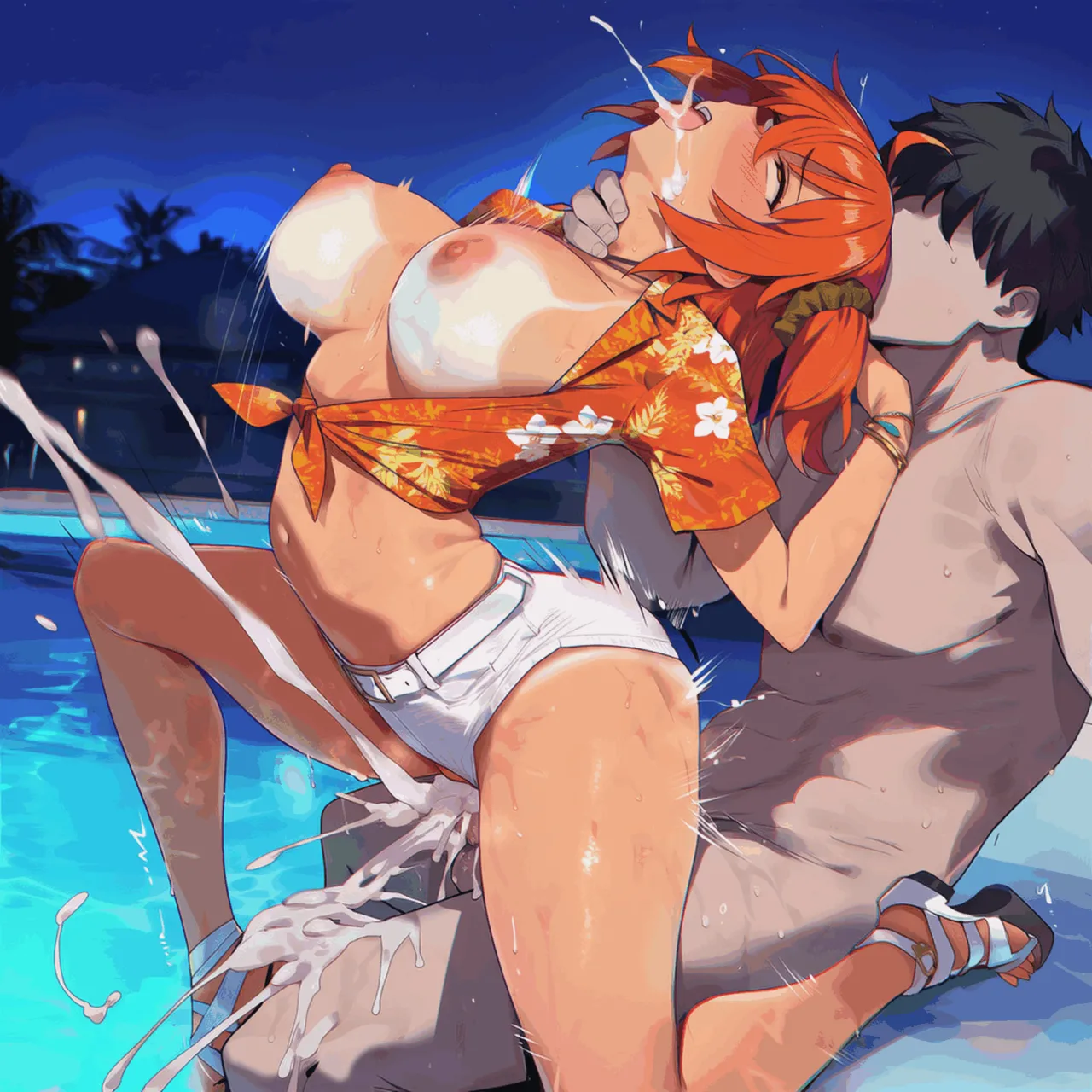 PatreonYeeting fujimaru ritsuka femaletropical summerfateAI - Image 625