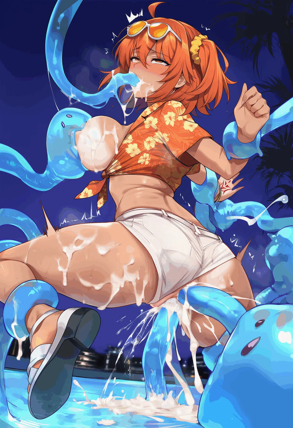 PatreonYeeting fujimaru ritsuka femaletropical summerfateAI - Image 867