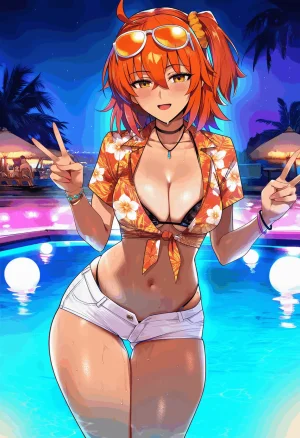 PatreonYeeting fujimaru ritsuka femaletropical summerfateAI - Page 100