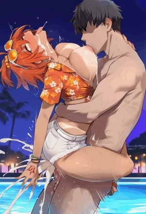 PatreonYeeting fujimaru ritsuka femaletropical summerfateAI - Page 584