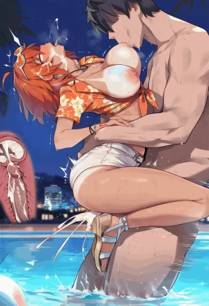 PatreonYeeting fujimaru ritsuka femaletropical summerfateAI - Page 586