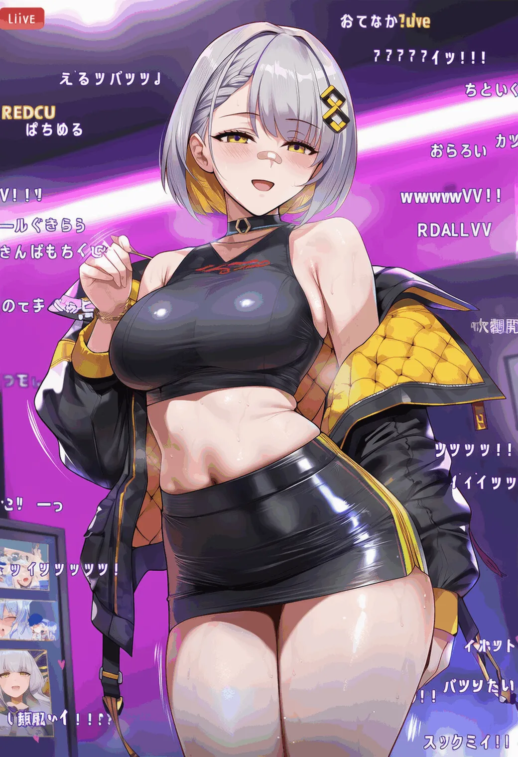 PatreonYeeting hachi live uniongyaru x black bikini x BBC 乱交NTRAI - Image 108