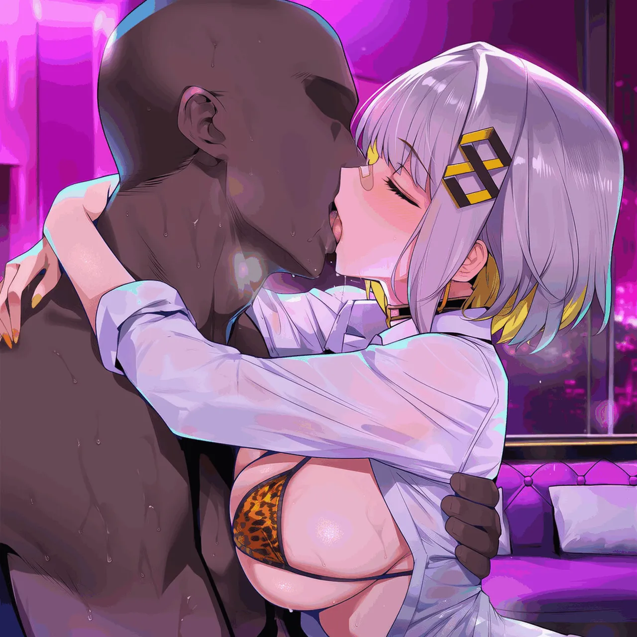 PatreonYeeting hachi live uniongyaru x black bikini x BBC 乱交NTRAI - Image 131