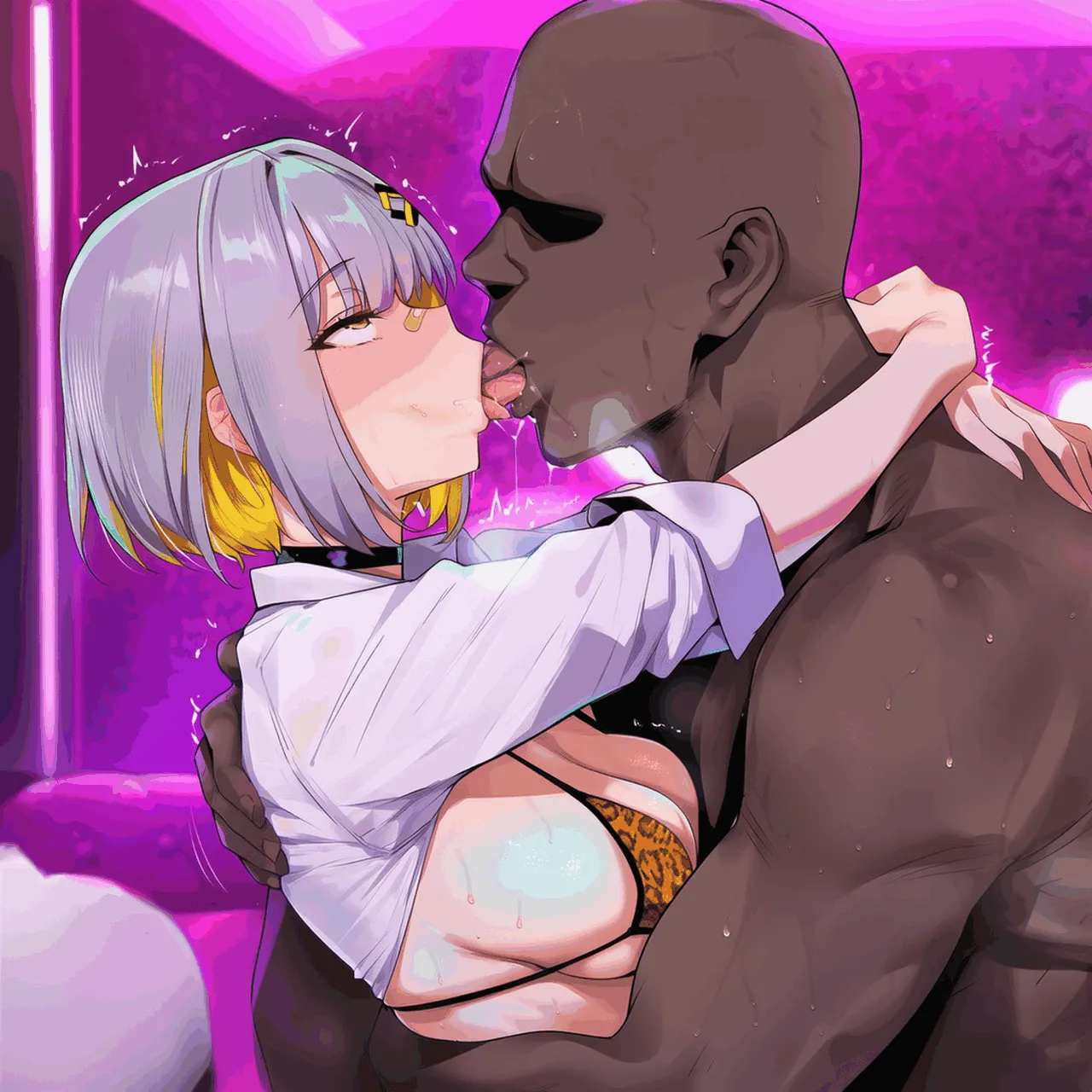 PatreonYeeting hachi live uniongyaru x black bikini x BBC 乱交NTRAI - Image 7