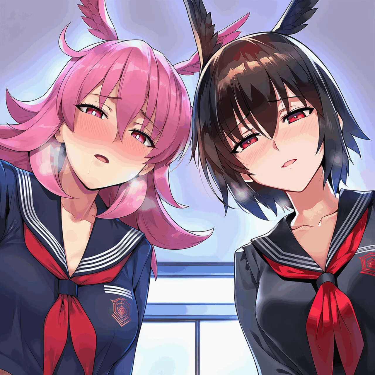 PatreonYeeting hildr x ortlinde fatetsukumihara academy uniform LOVEAI - Image 107