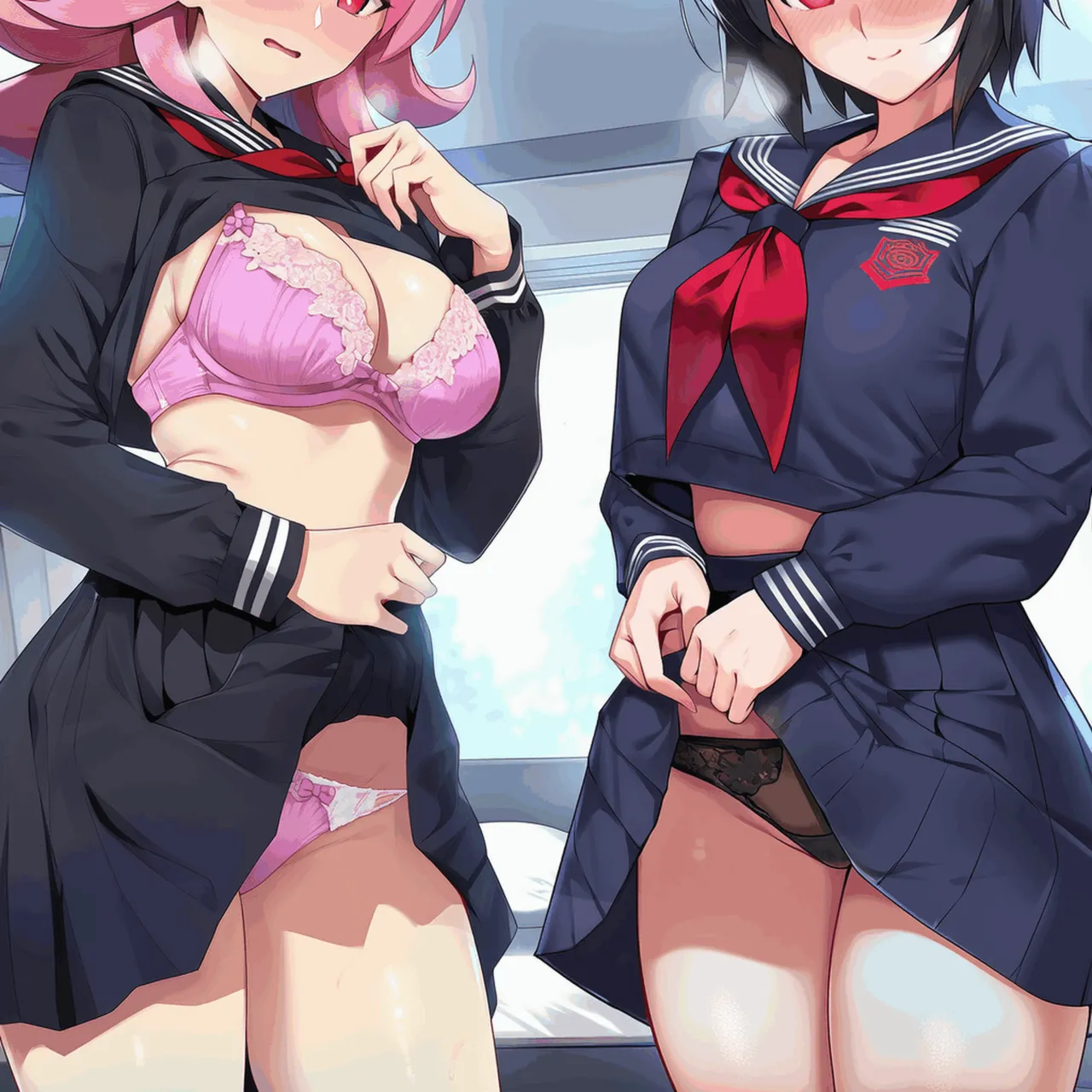 PatreonYeeting hildr x ortlinde fatetsukumihara academy uniform LOVEAI - Image 110