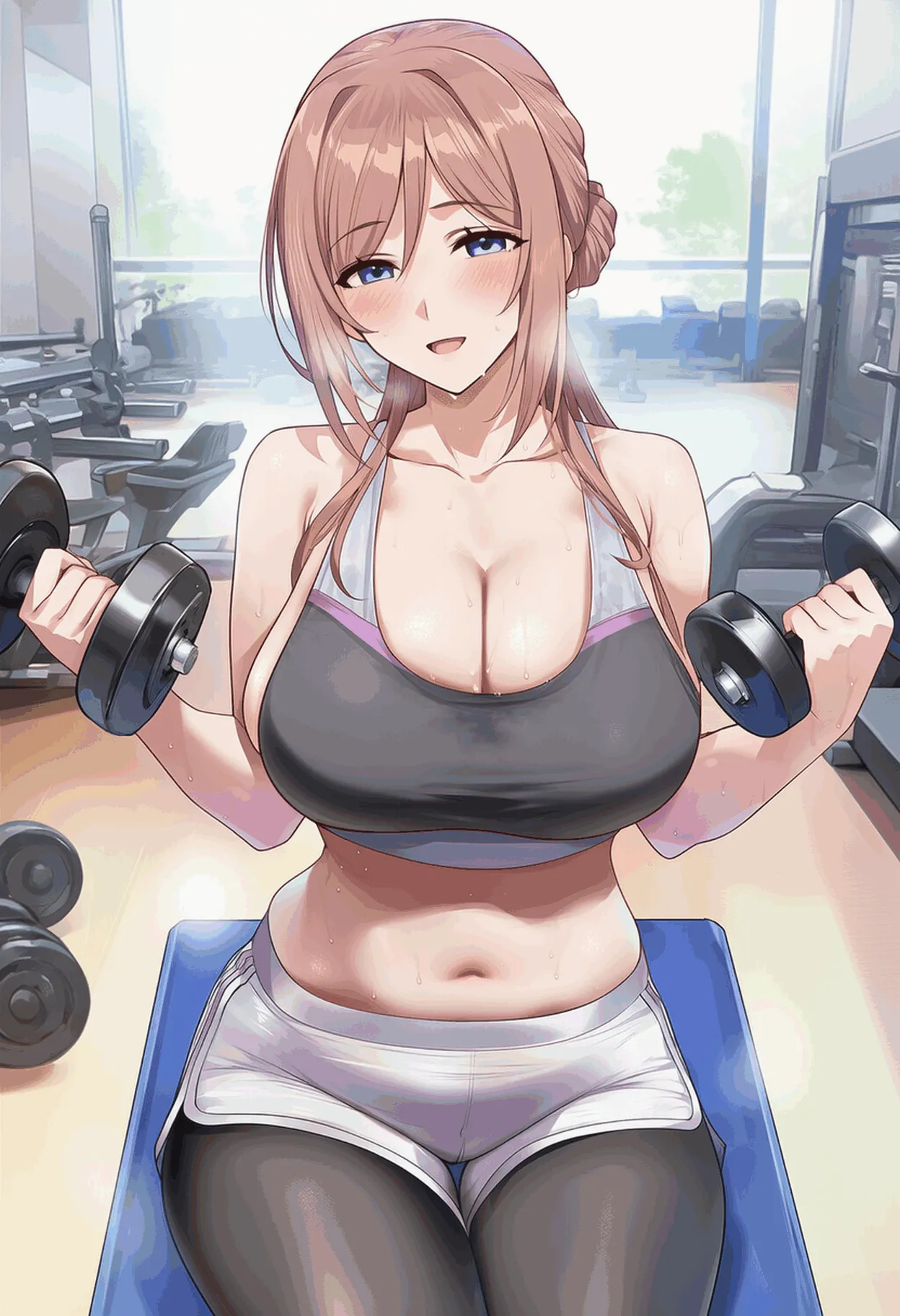 PatreonYeeting himesaki rinami gakuen idolmastergym x BBC 乱交 - Image 100