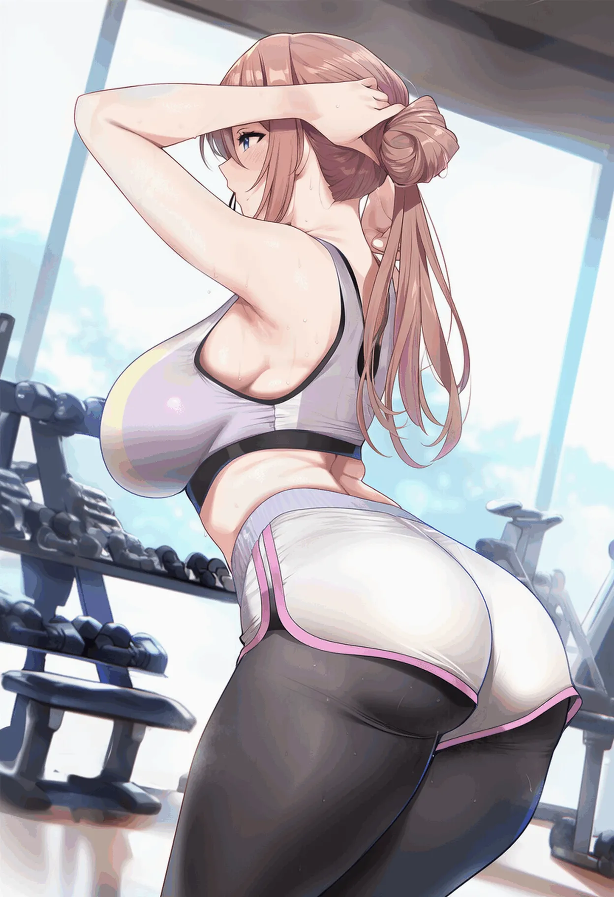 PatreonYeeting himesaki rinami gakuen idolmastergym x BBC 乱交 - Image 111