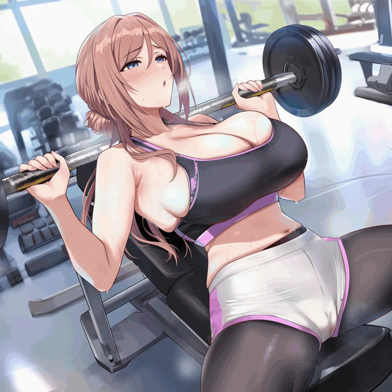 PatreonYeeting himesaki rinami gakuen idolmastergym x BBC 乱交 - Image 131