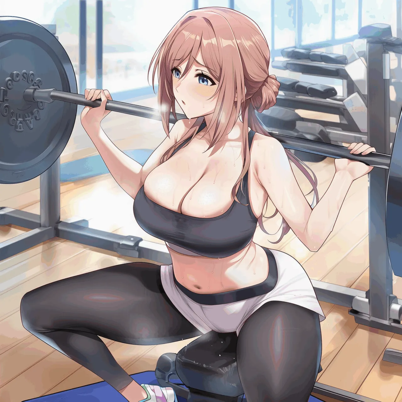 PatreonYeeting himesaki rinami gakuen idolmastergym x BBC 乱交 - Image 132