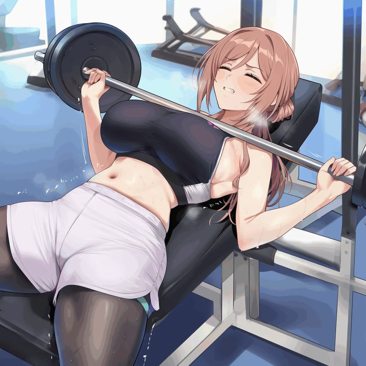 PatreonYeeting himesaki rinami gakuen idolmastergym x BBC 乱交 - Image 136