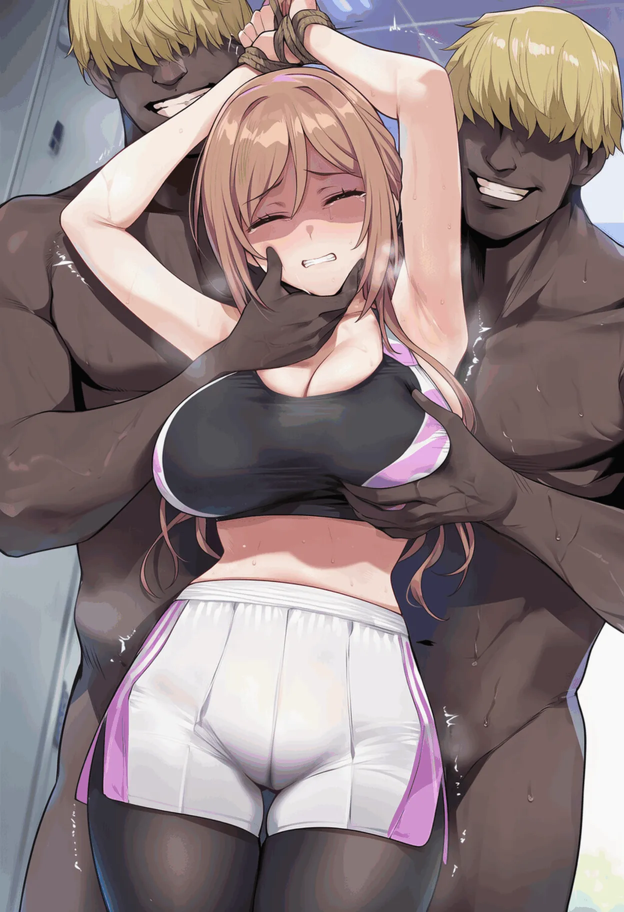 PatreonYeeting himesaki rinami gakuen idolmastergym x BBC 乱交 - Image 192