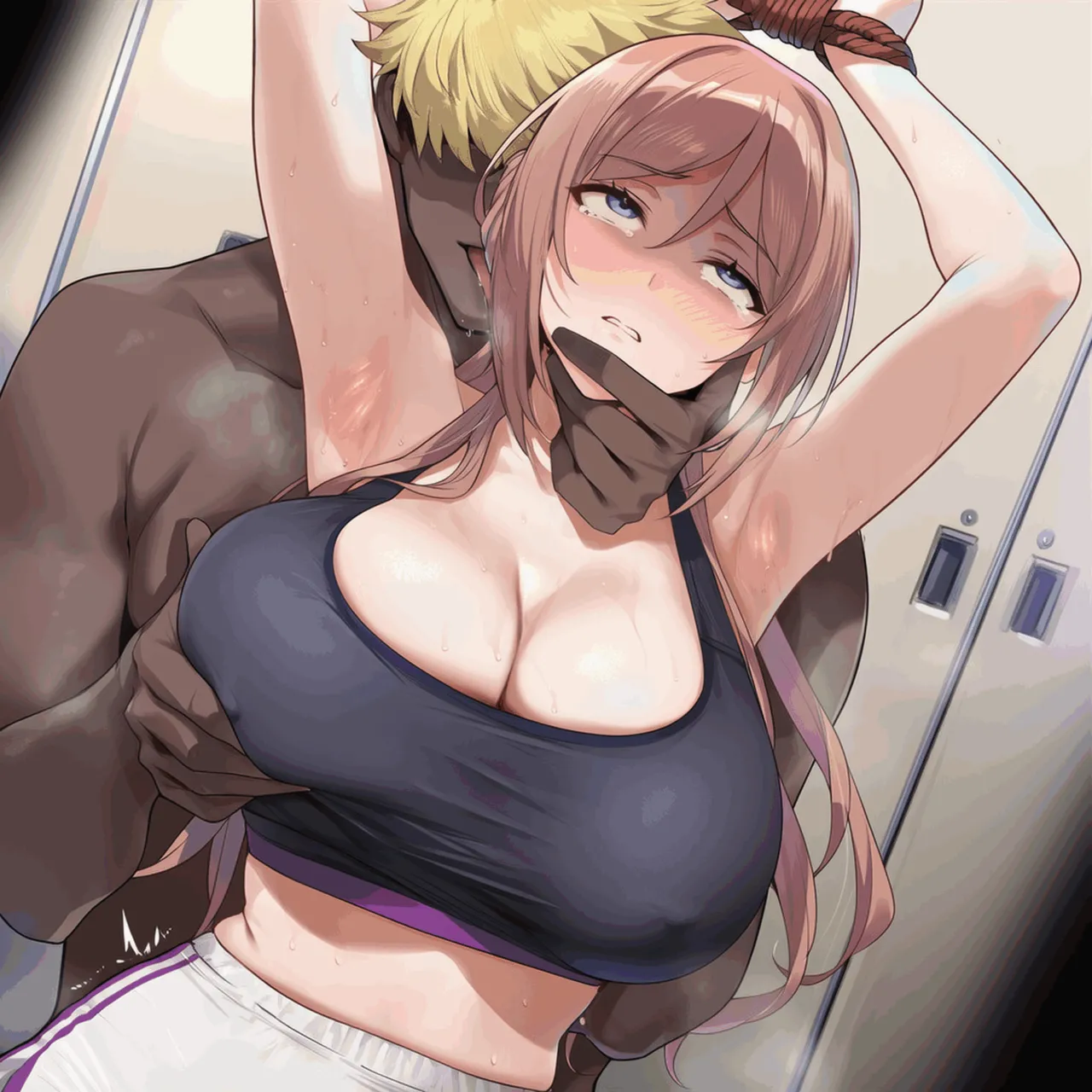 PatreonYeeting himesaki rinami gakuen idolmastergym x BBC 乱交 - Image 201