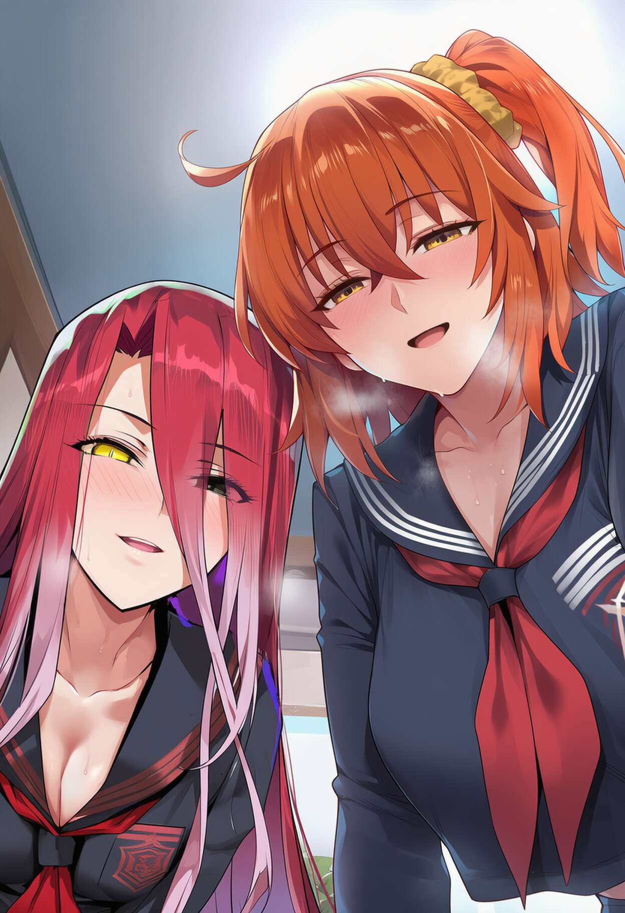 PatreonYeeting typhon ephemeros x fujimaru ritsuka femalefateblack serafuku LOVEAI - Image 101