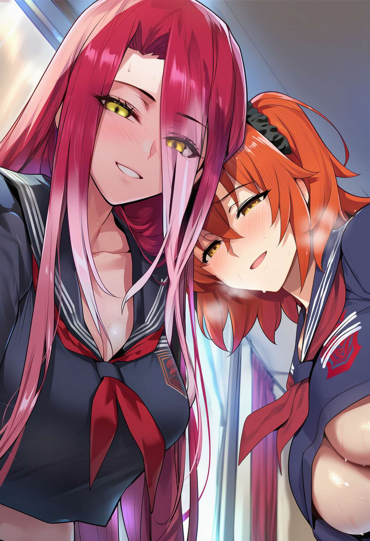 PatreonYeeting typhon ephemeros x fujimaru ritsuka femalefateblack serafuku LOVEAI - Image 102