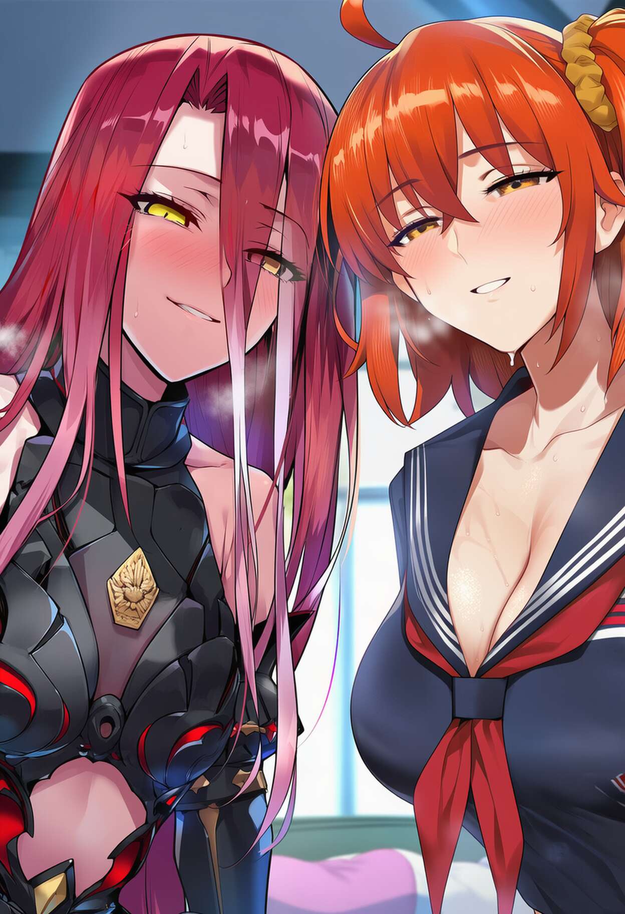 PatreonYeeting typhon ephemeros x fujimaru ritsuka femalefateblack serafuku LOVEAI - Image 103