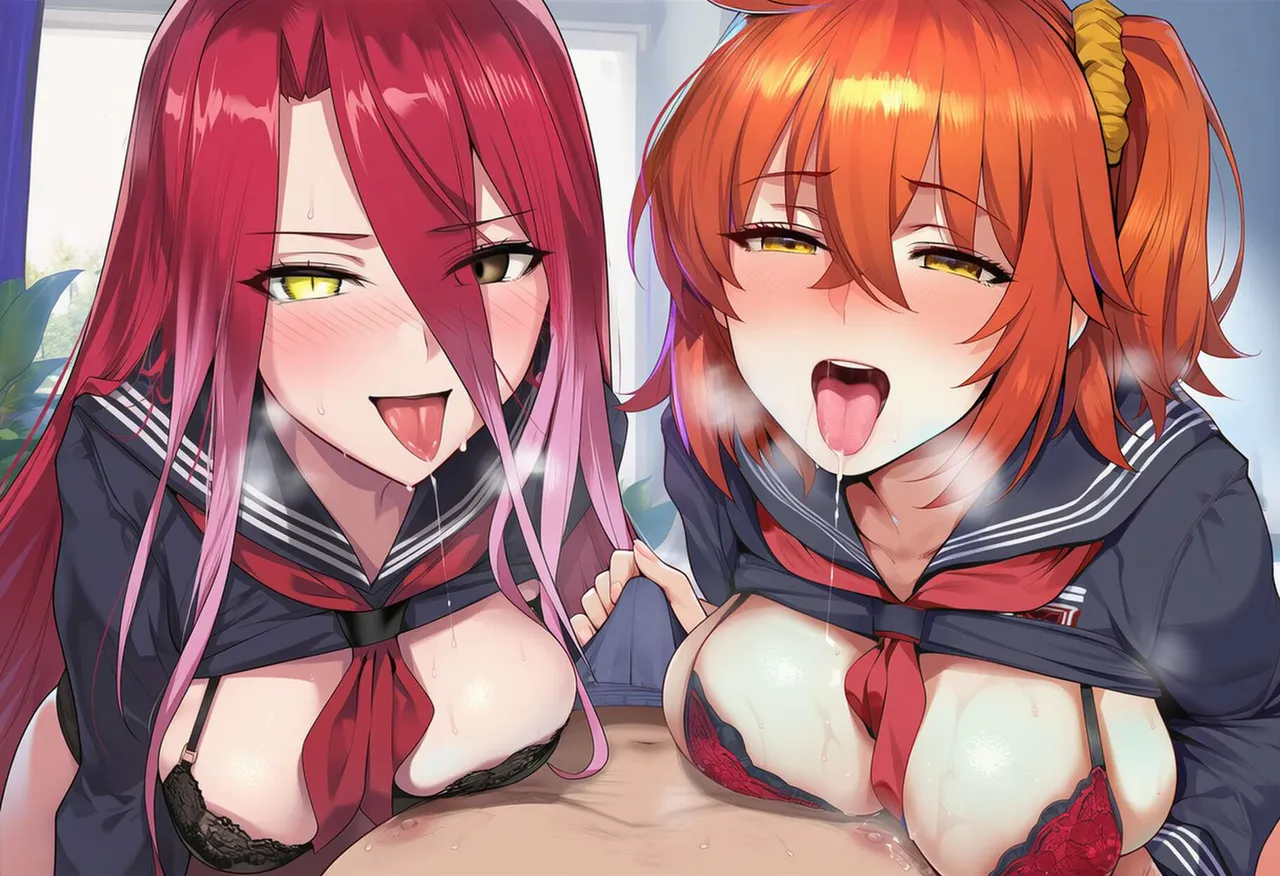 PatreonYeeting typhon ephemeros x fujimaru ritsuka femalefateblack serafuku LOVEAI - Image 139