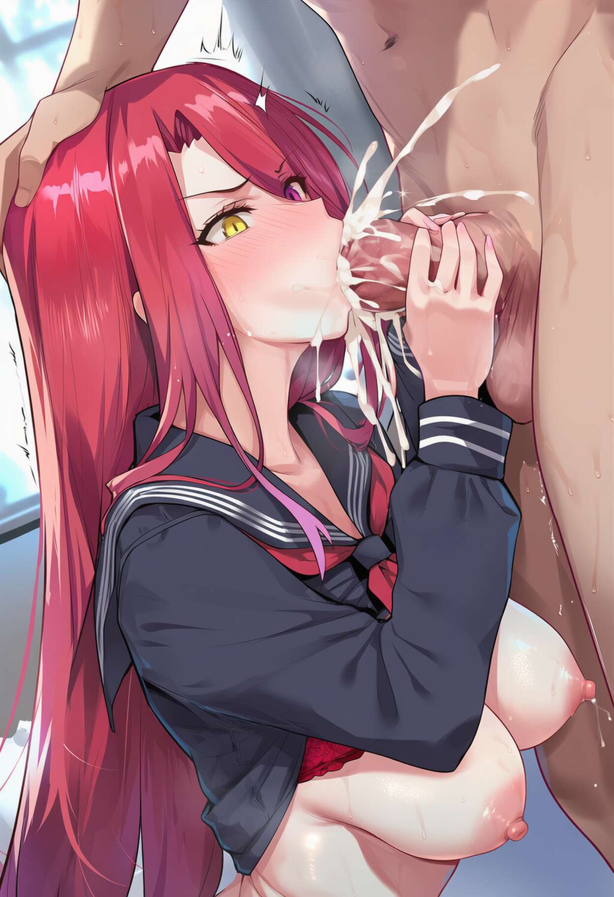 PatreonYeeting typhon ephemeros x fujimaru ritsuka femalefateblack serafuku LOVEAI - Image 288