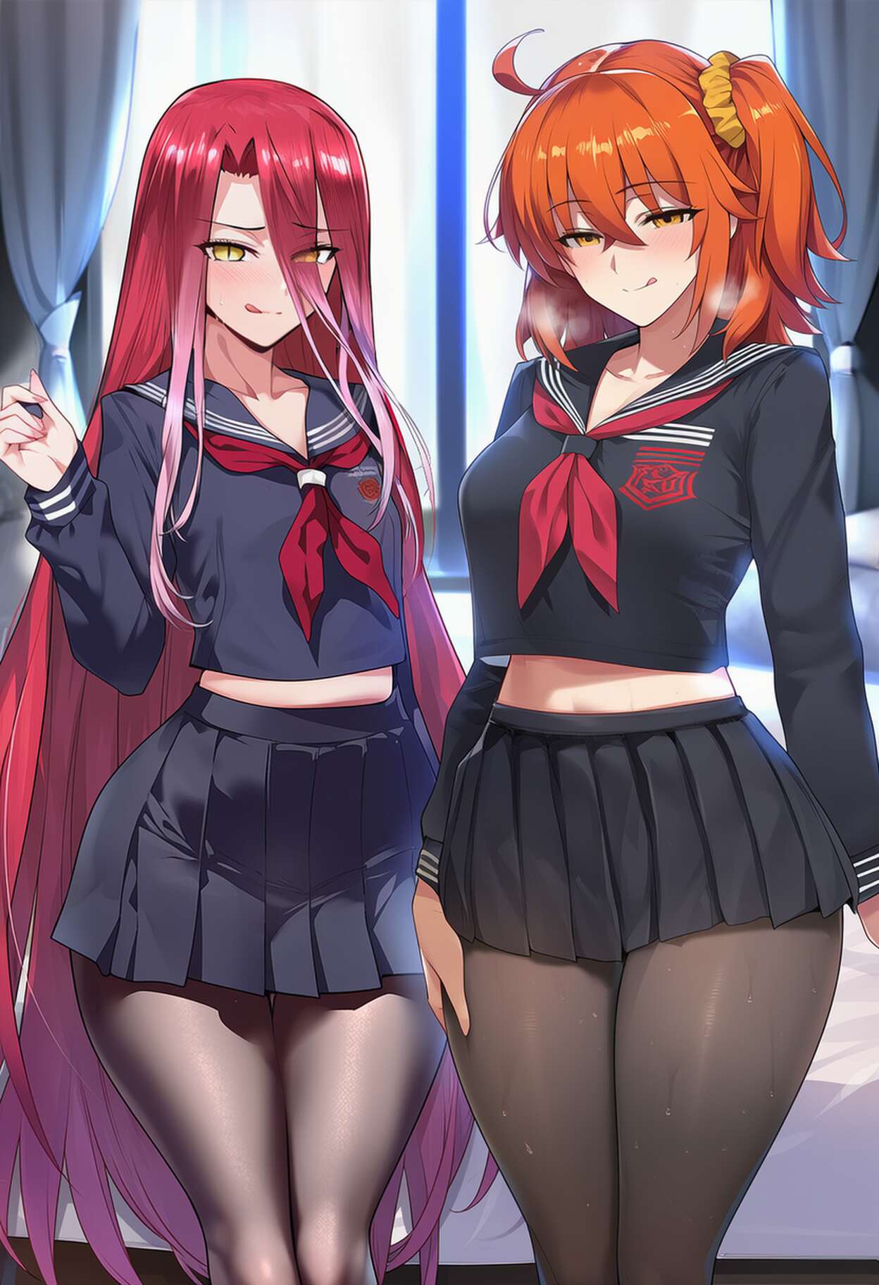 PatreonYeeting typhon ephemeros x fujimaru ritsuka femalefateblack serafuku LOVEAI - Image 96