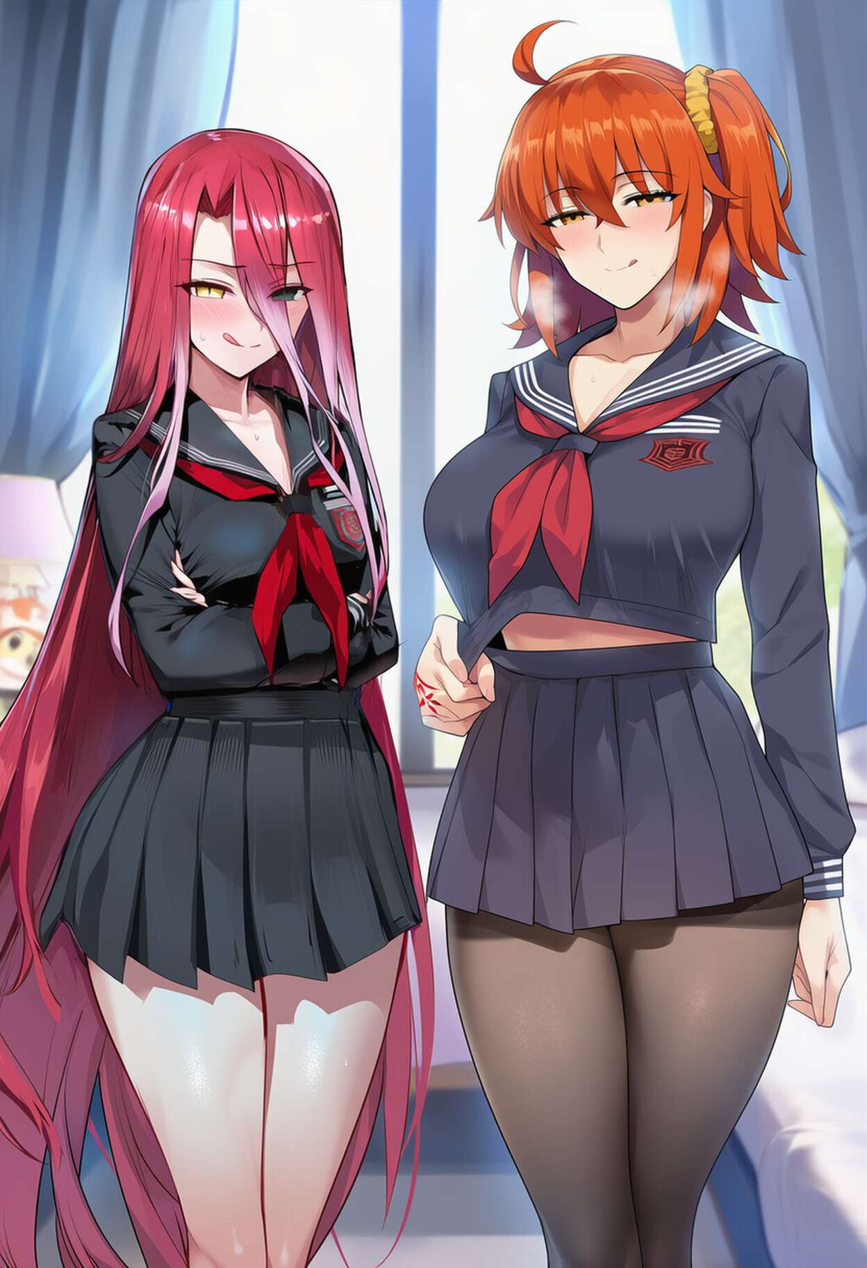 PatreonYeeting typhon ephemeros x fujimaru ritsuka femalefateblack serafuku LOVEAI - Image 98