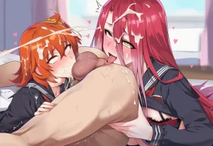 PatreonYeeting typhon ephemeros x fujimaru ritsuka femalefateblack serafuku LOVEAI - Page 364