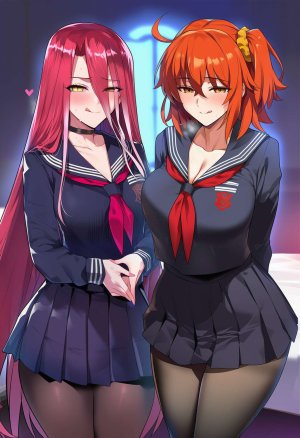 PatreonYeeting typhon ephemeros x fujimaru ritsuka femalefateblack serafuku LOVEAI - Page 97