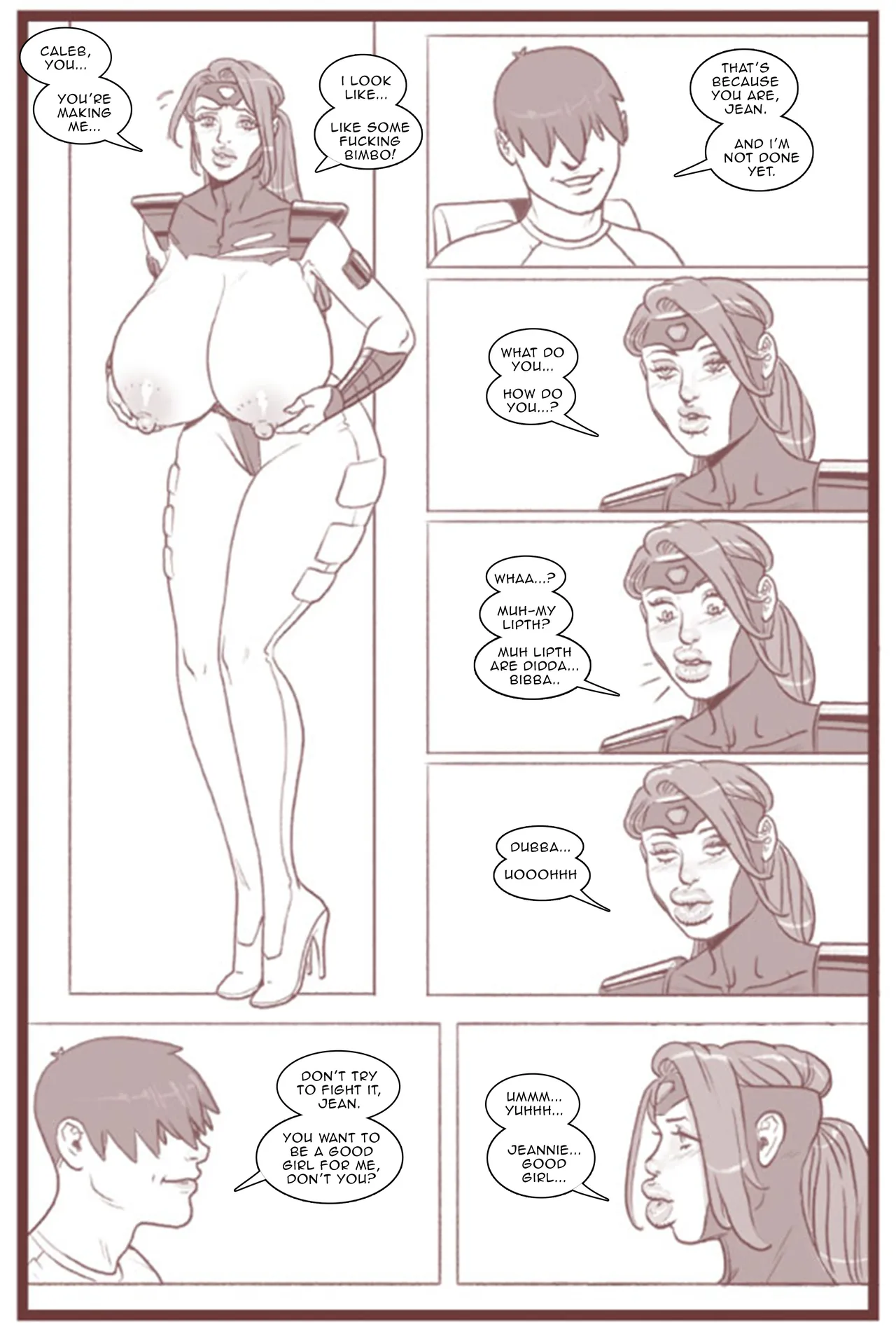 Pegasus X-Academy Bimbofied - Jean Grey - Image 61