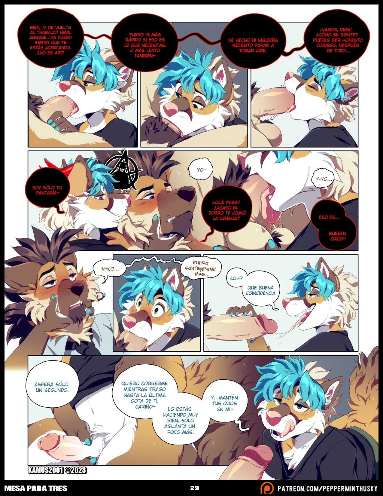 PeppermintHusky Table for Three Remix Ongoing Spanish Kamus2001 - Image 30