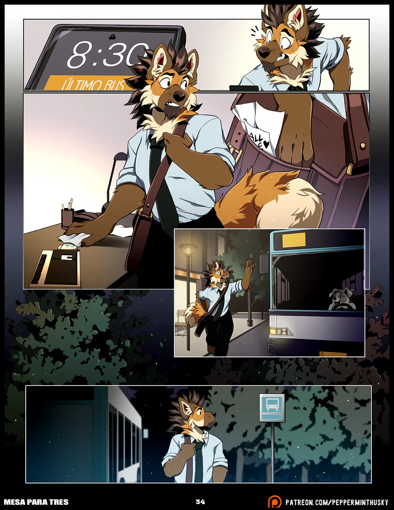 PeppermintHusky Table for Three Remix Ongoing Spanish Kamus2001 - Image 35