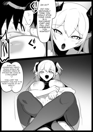 Permission Toppogi Oitsumeta Succubus ni Gyakuten Drain Sareru Ohanashi - The Tale of the Cornered Succubus Turning the Tables English - Page 9
