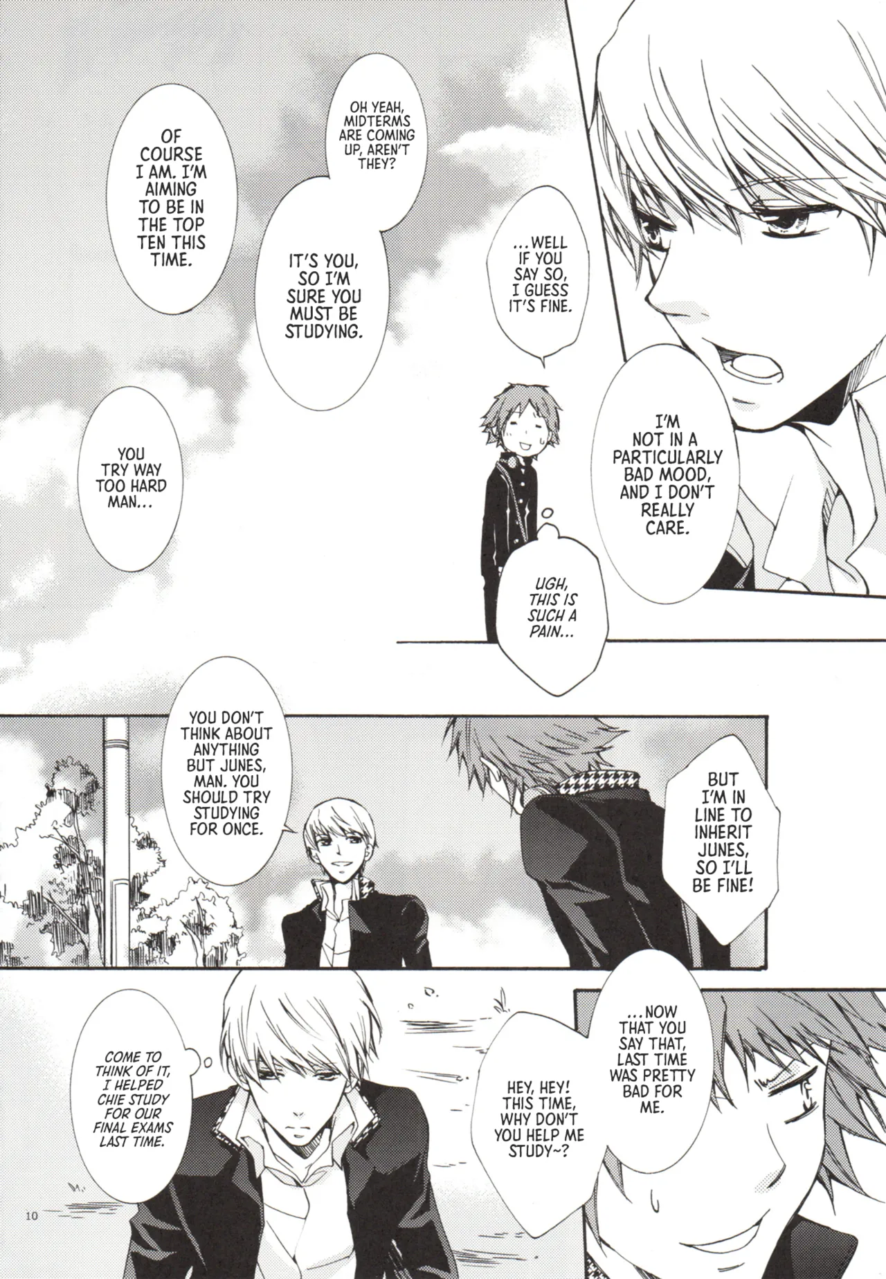 Persona 4 One Day, Chie and I Had a Fight Yanagiya Maro English Morally Bankrupt Wizard Translations - Image 10