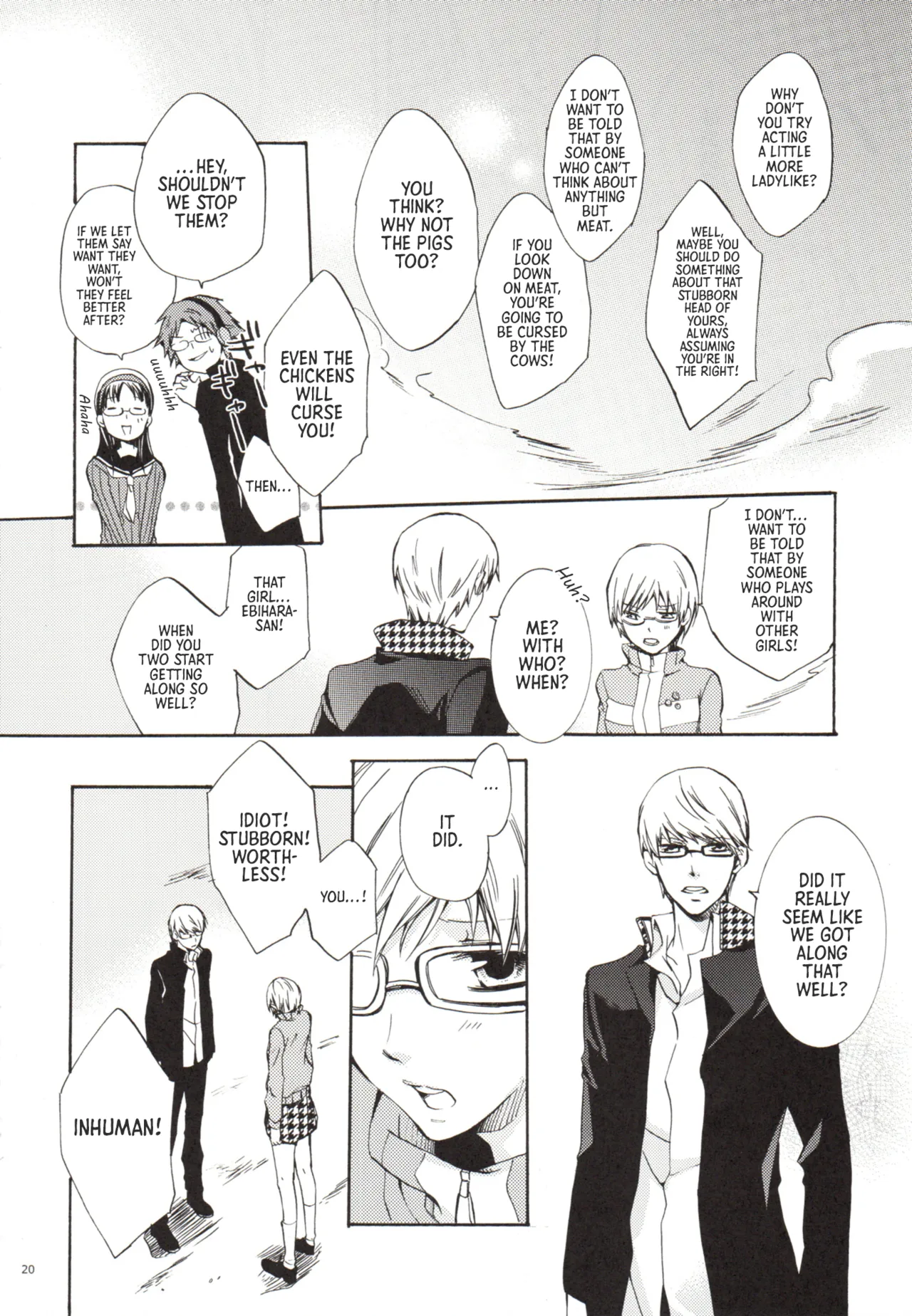 Persona 4 One Day, Chie and I Had a Fight Yanagiya Maro English Morally Bankrupt Wizard Translations - Image 20