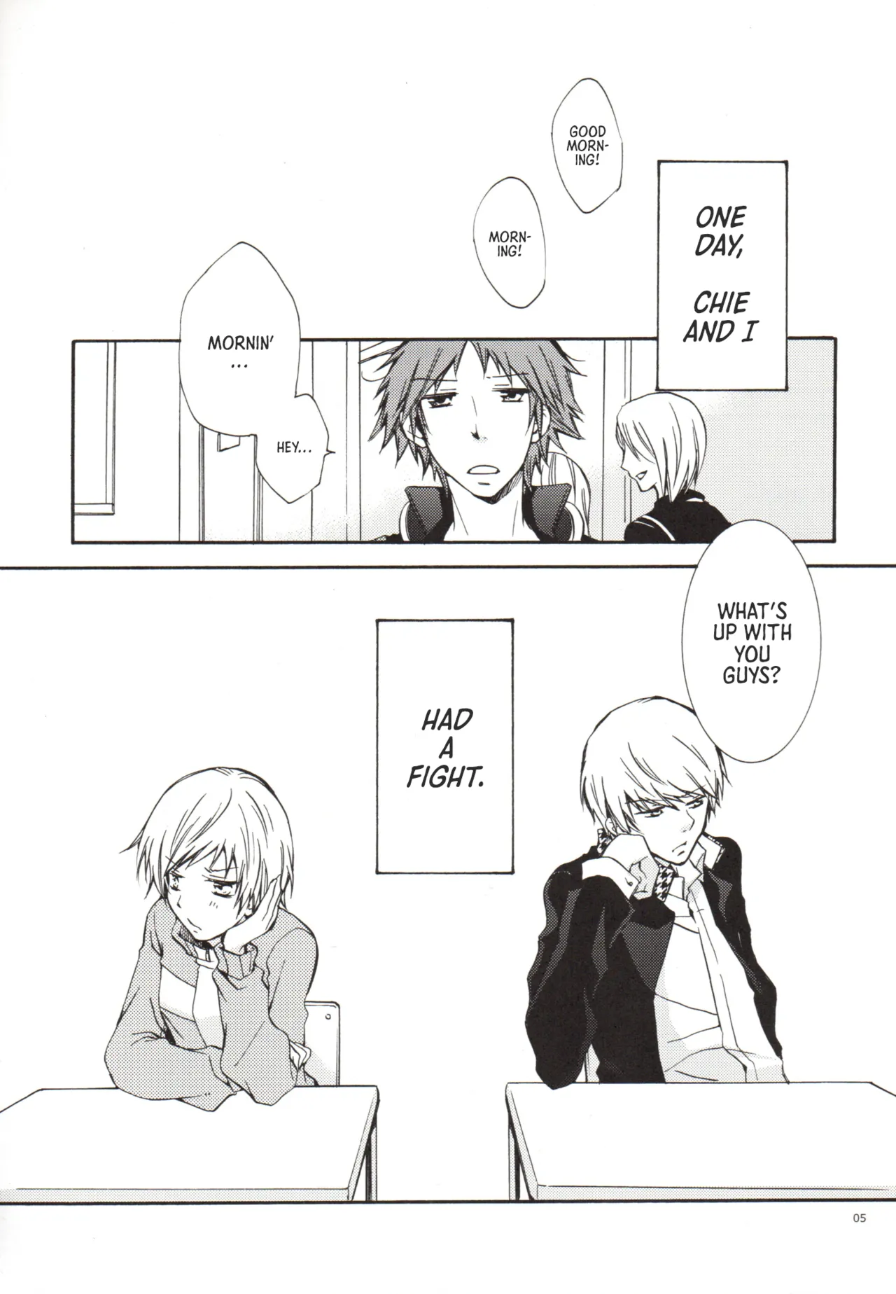 Persona 4 One Day, Chie and I Had a Fight Yanagiya Maro English Morally Bankrupt Wizard Translations - Image 5