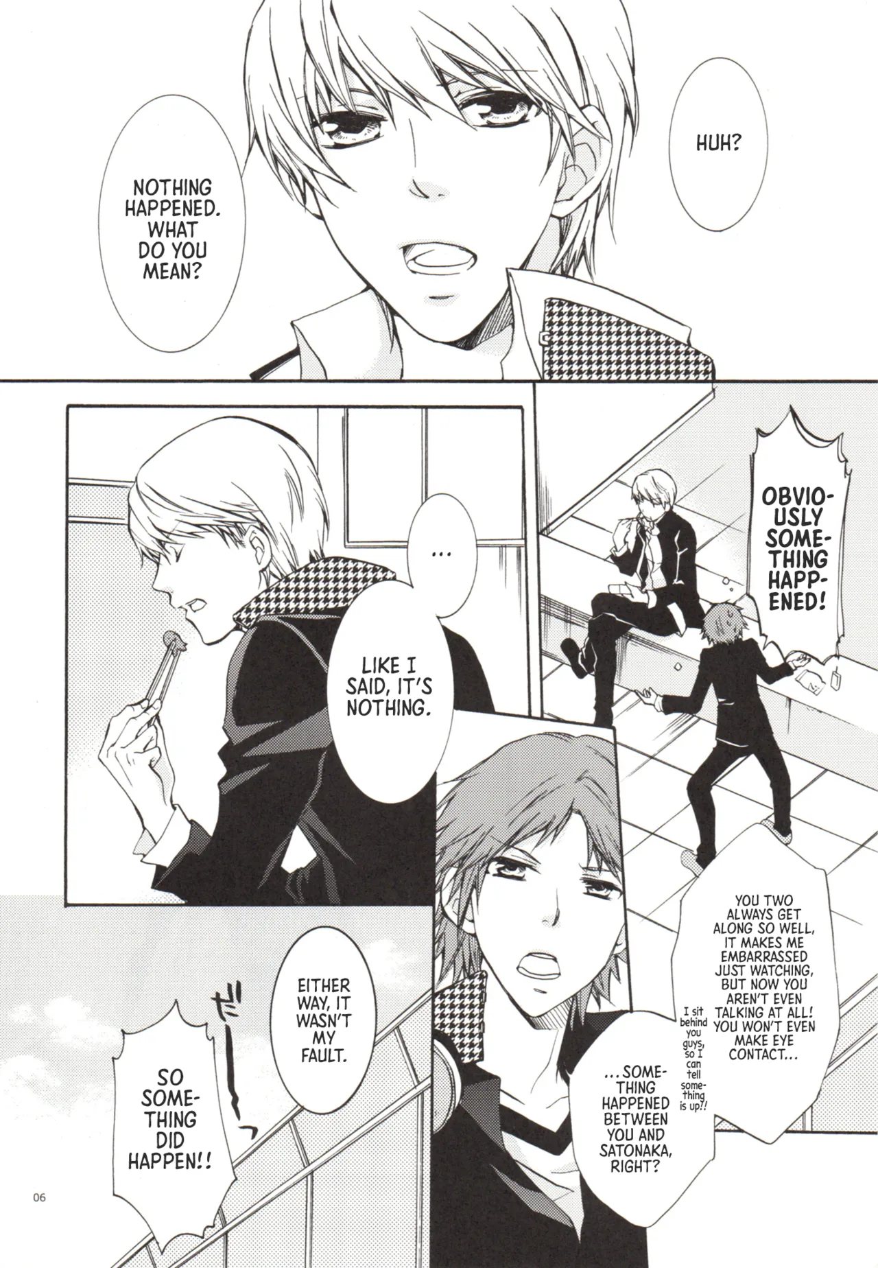 Persona 4 One Day, Chie and I Had a Fight Yanagiya Maro English Morally Bankrupt Wizard Translations - Image 6