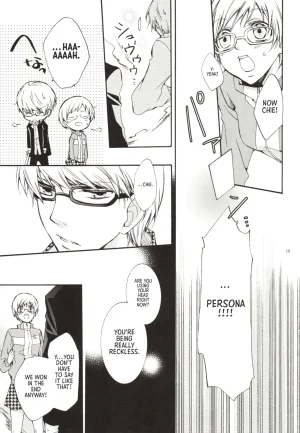 Persona 4 One Day, Chie and I Had a Fight Yanagiya Maro English Morally Bankrupt Wizard Translations - Page 19