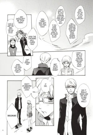 Persona 4 One Day, Chie and I Had a Fight Yanagiya Maro English Morally Bankrupt Wizard Translations - Page 20