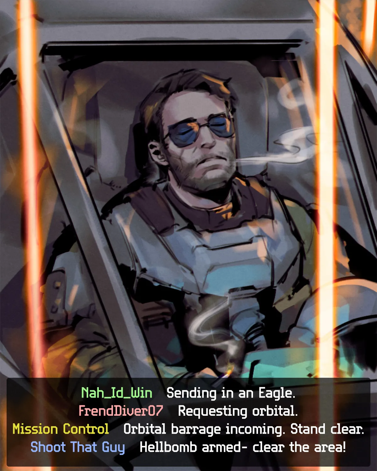 Phantom Cross Helldivers comics memes - Image 19
