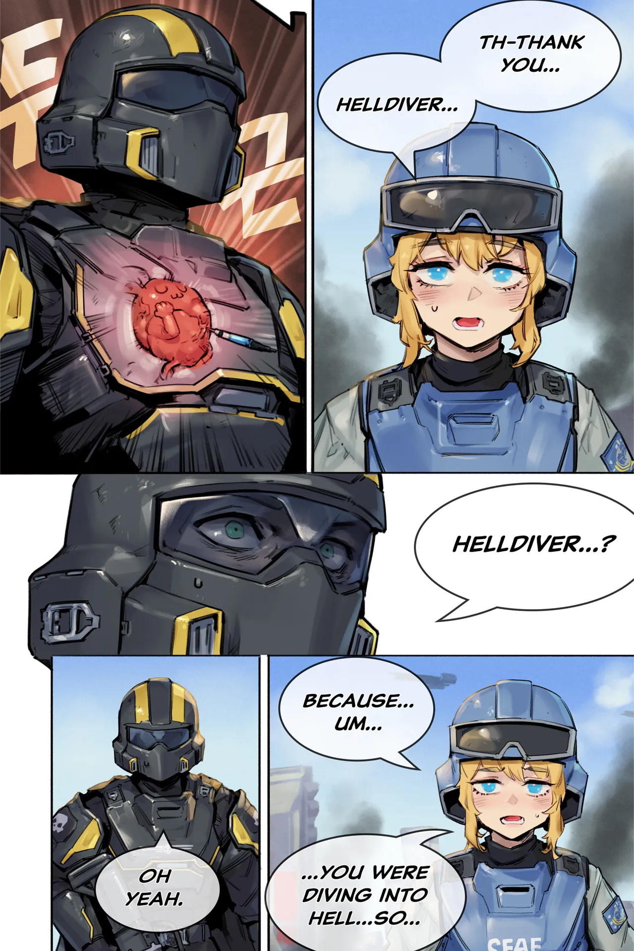 Phantom Cross Helldivers comics memes - Image 75